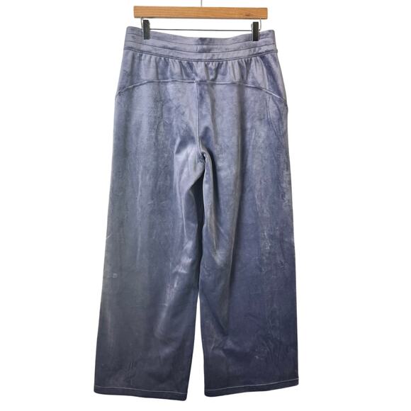 NWT Lululemon Scuba Wide Leg Pants Mid-Rise Velvet Nightfall Large Athleisure - Picture 2 of 15